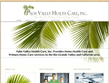 Tablet Screenshot of palmvalleyhealthcare.com